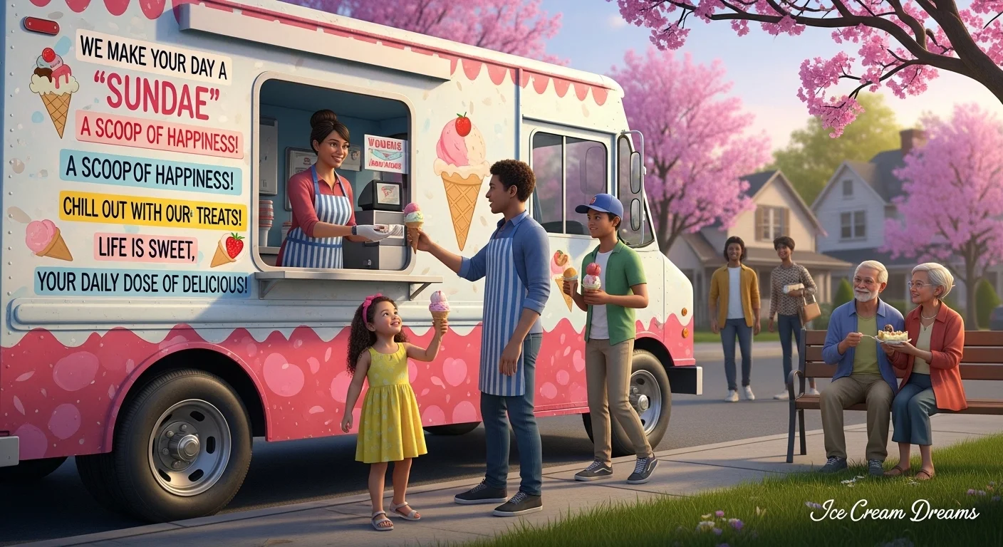 General Ice Cream Truck Slogans