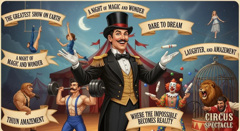 circus slogans