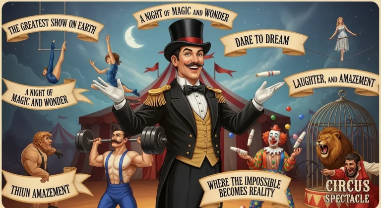 circus slogans