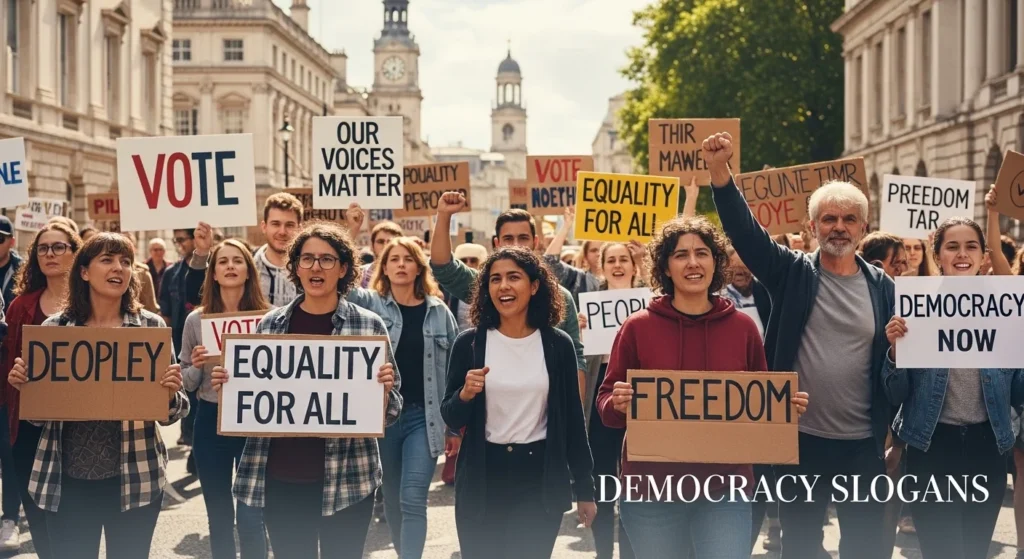 democracy slogans