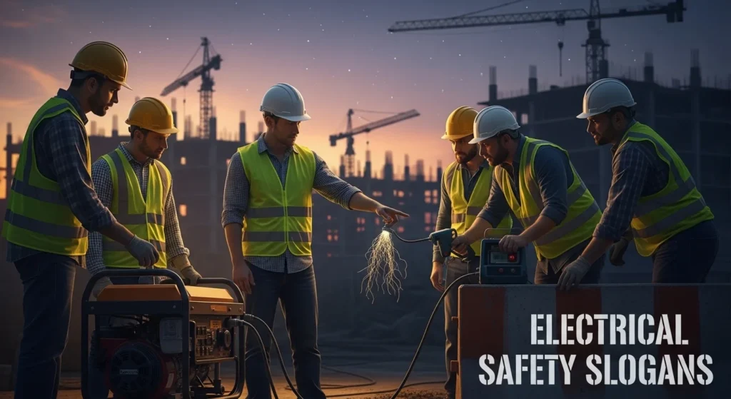 electrical safety slogans