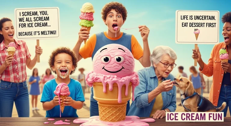 funny ice cream slogans