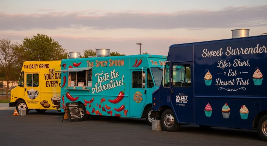 good food truck slogans