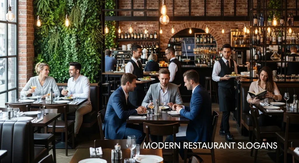 modern restaurant slogans