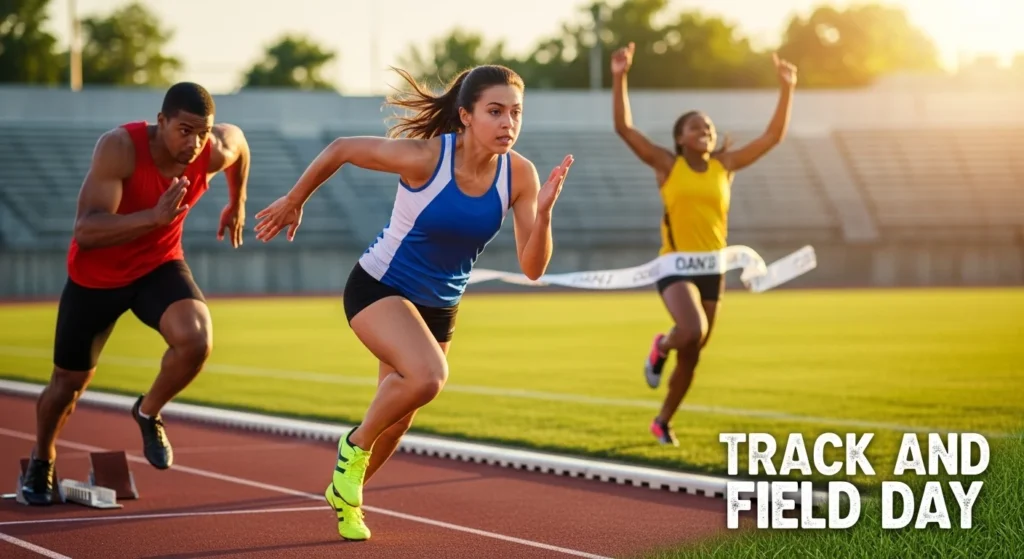 track and field slogans