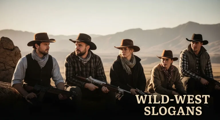 wild west slogans