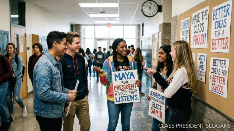 class president slogans