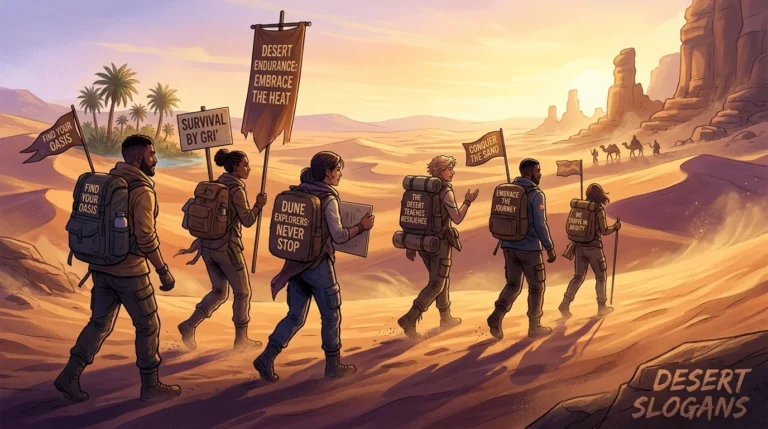 desert slogans