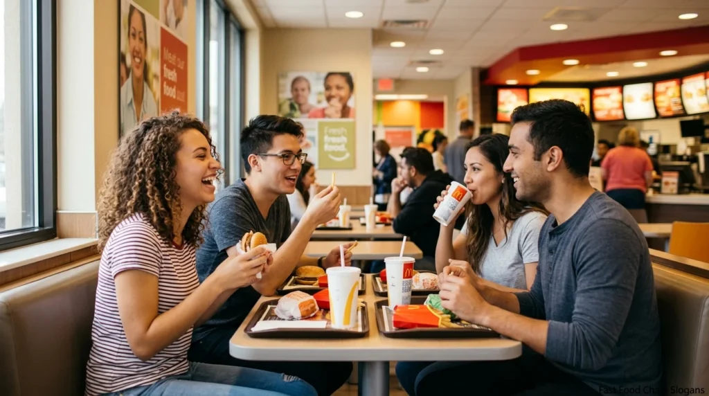 fast food chain slogans