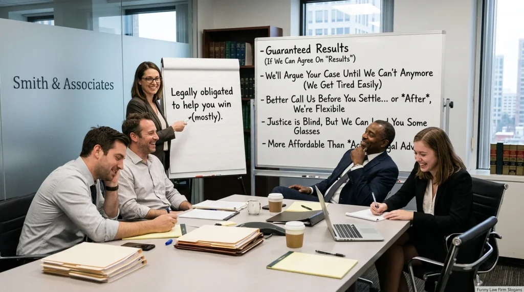 funny law firm slogans
