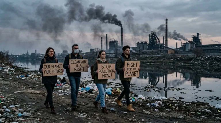 pollution slogans