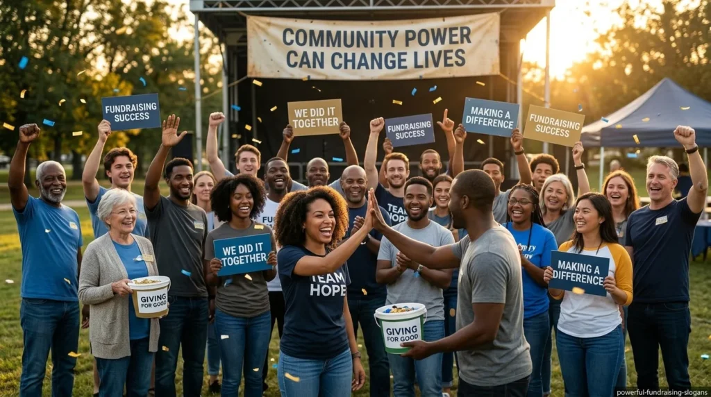 powerful fundraising slogans