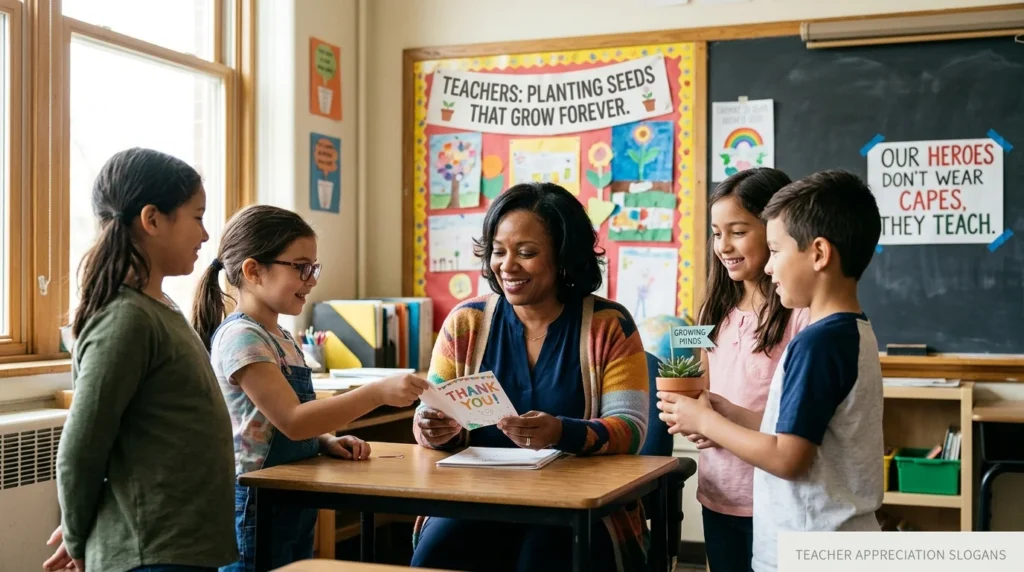 teacher appreciation slogans